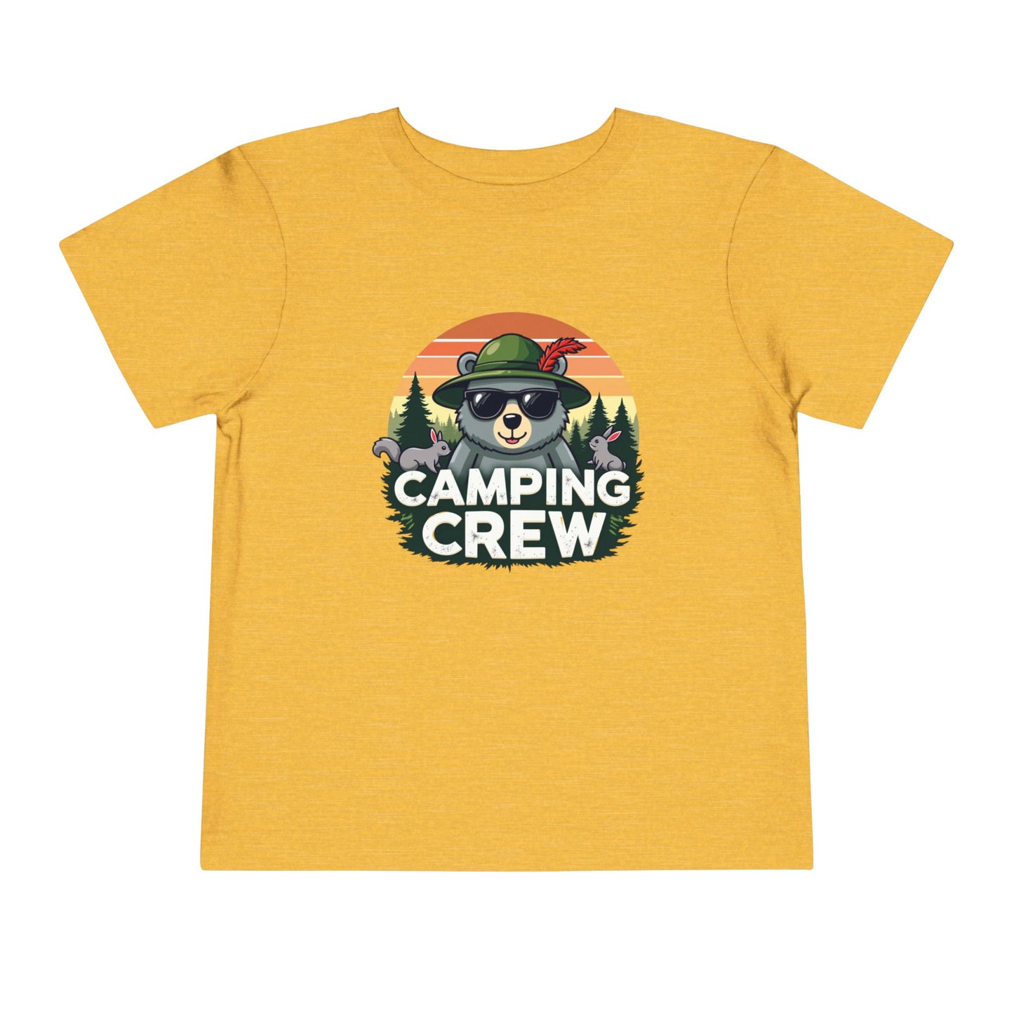 Camping Crew Bear Toddler T-Shirt