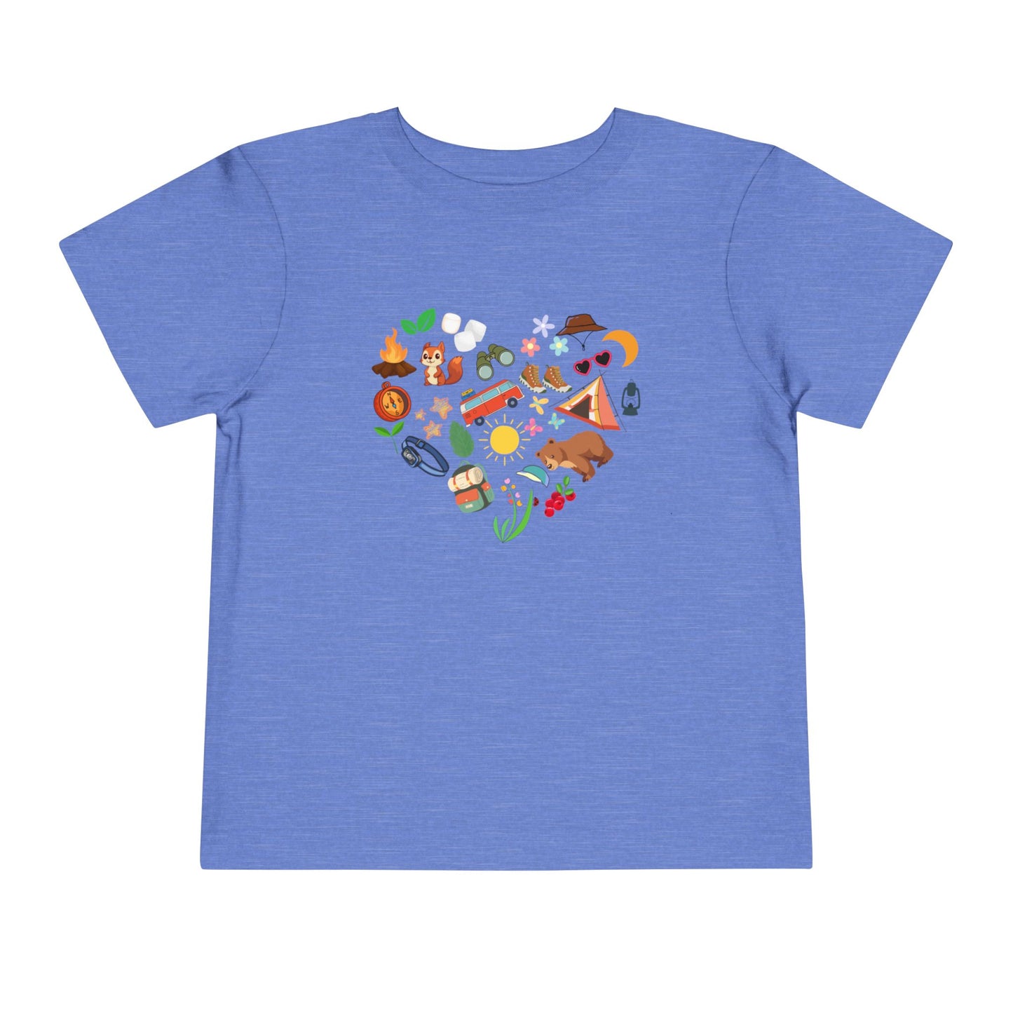 Heart Filled with Camping Toddler T-Shirt