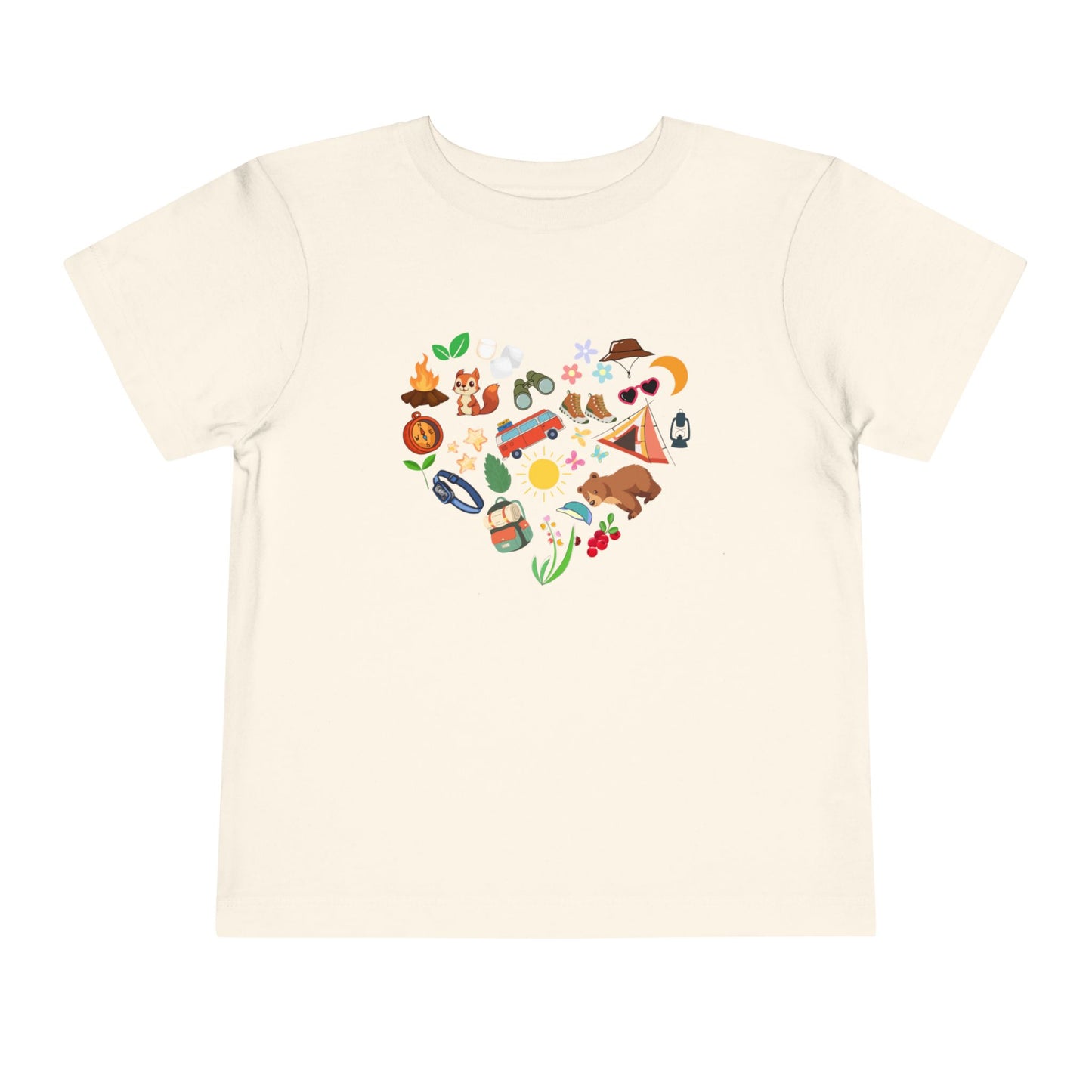 Heart Filled with Camping Toddler T-Shirt