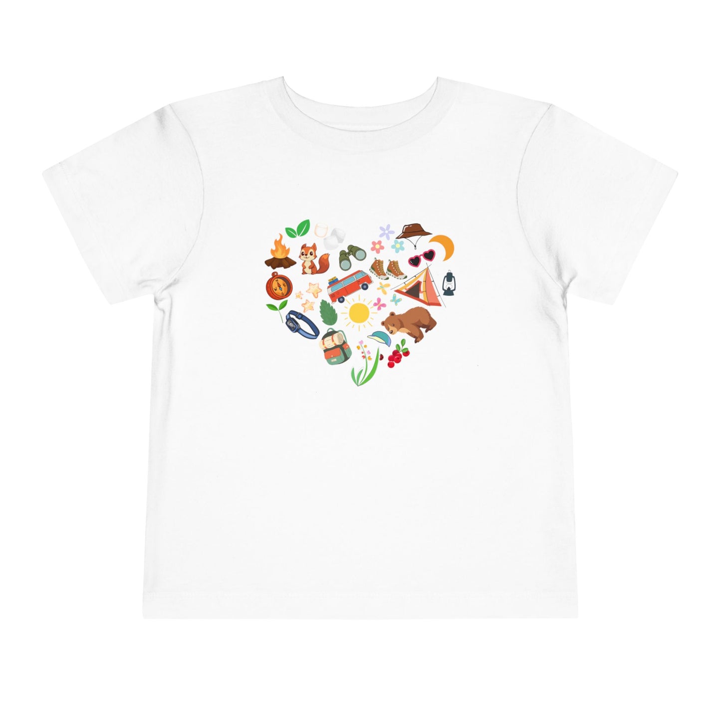 Heart Filled with Camping Toddler T-Shirt