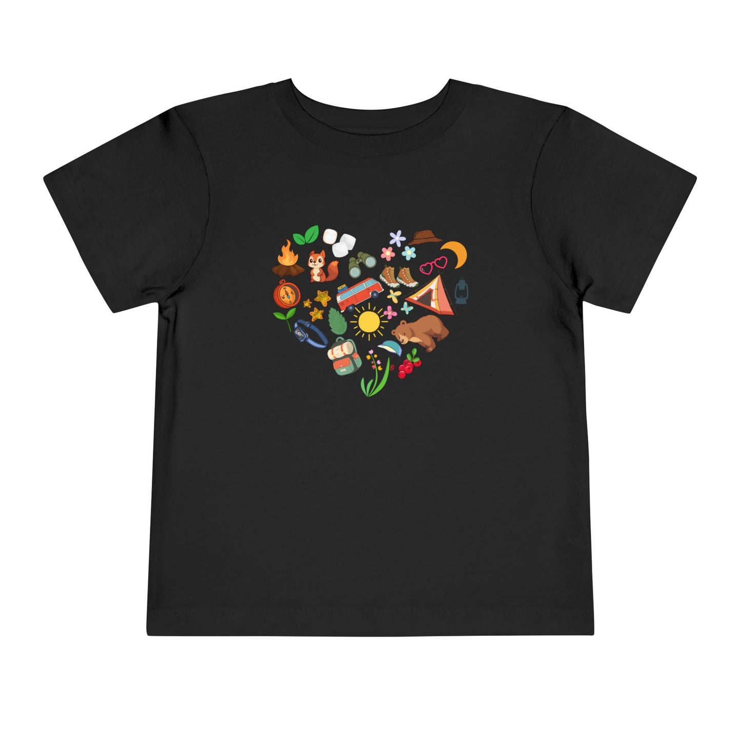 Heart Filled with Camping Toddler T-Shirt