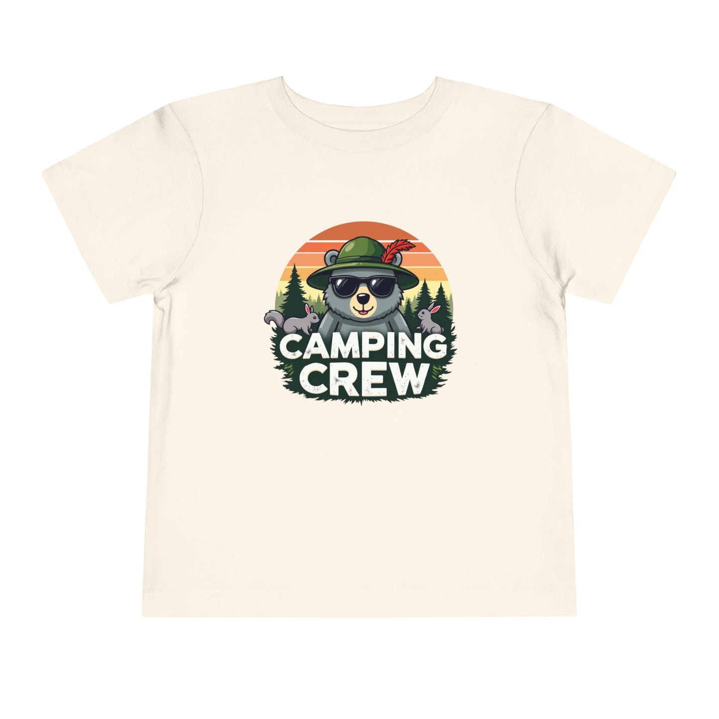 Camping Crew Bear Toddler T-Shirt