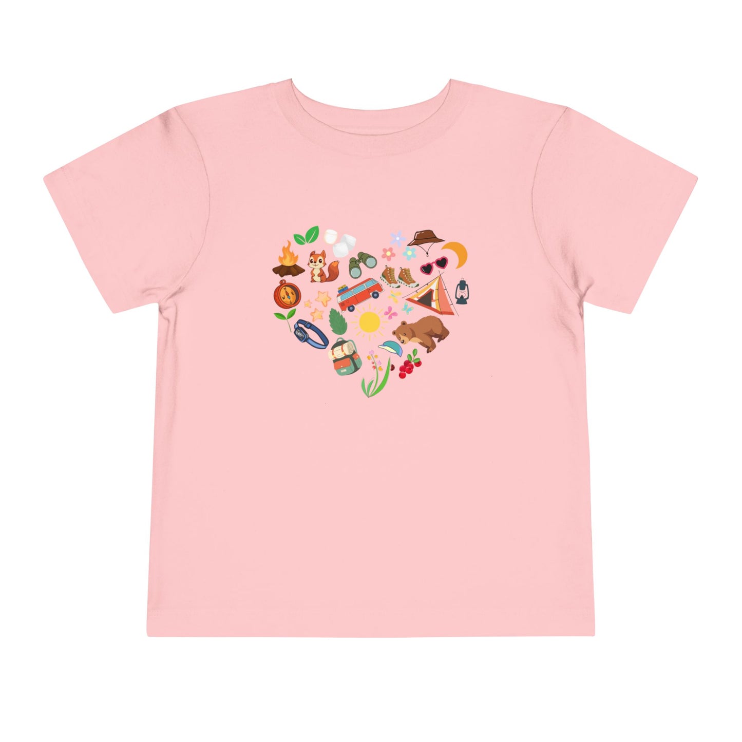 Heart Filled with Camping Toddler T-Shirt