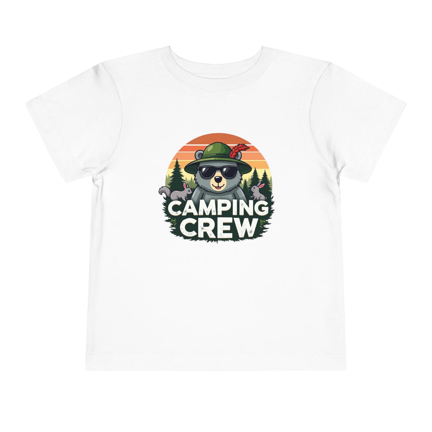 Camping Crew Bear Toddler T-Shirt