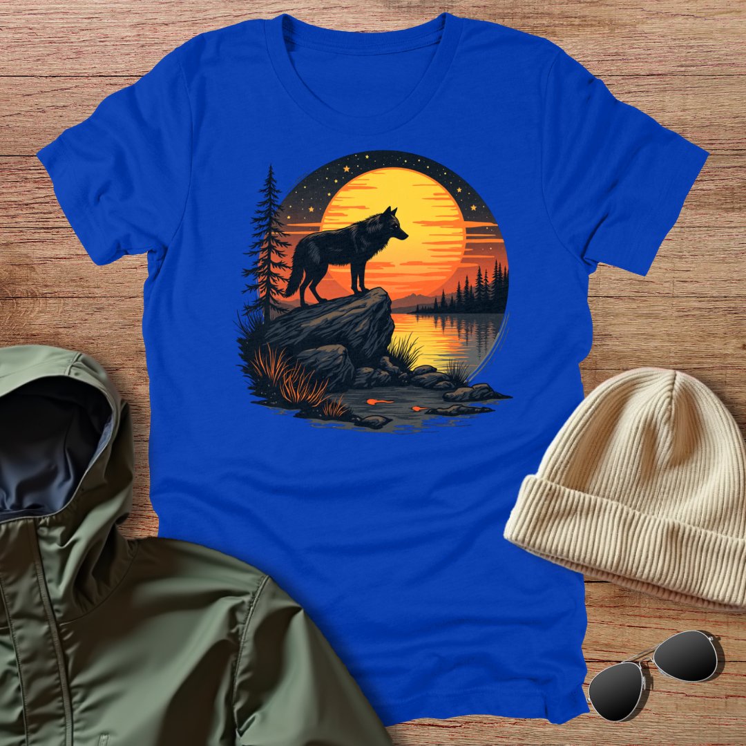 Sunset Wolf Unisex T-Shirt