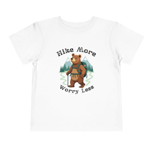 Hike More Worry Less Toddler T-Shirt