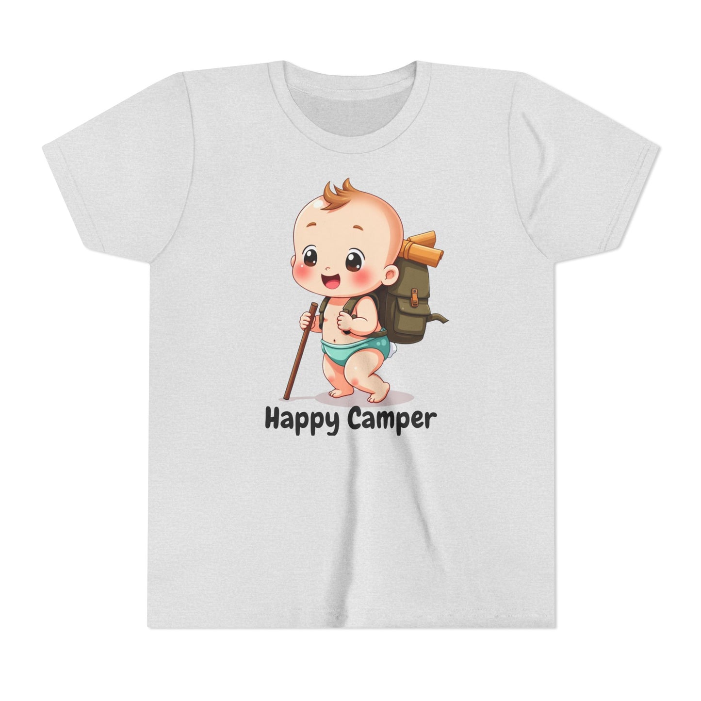 Happy Camper Hiking Youth T-Shirt