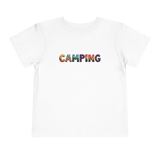 Colorful Camping Toddler T-Shirt