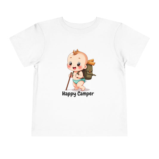 Happy Camper Hiking Toddler T-Shirt