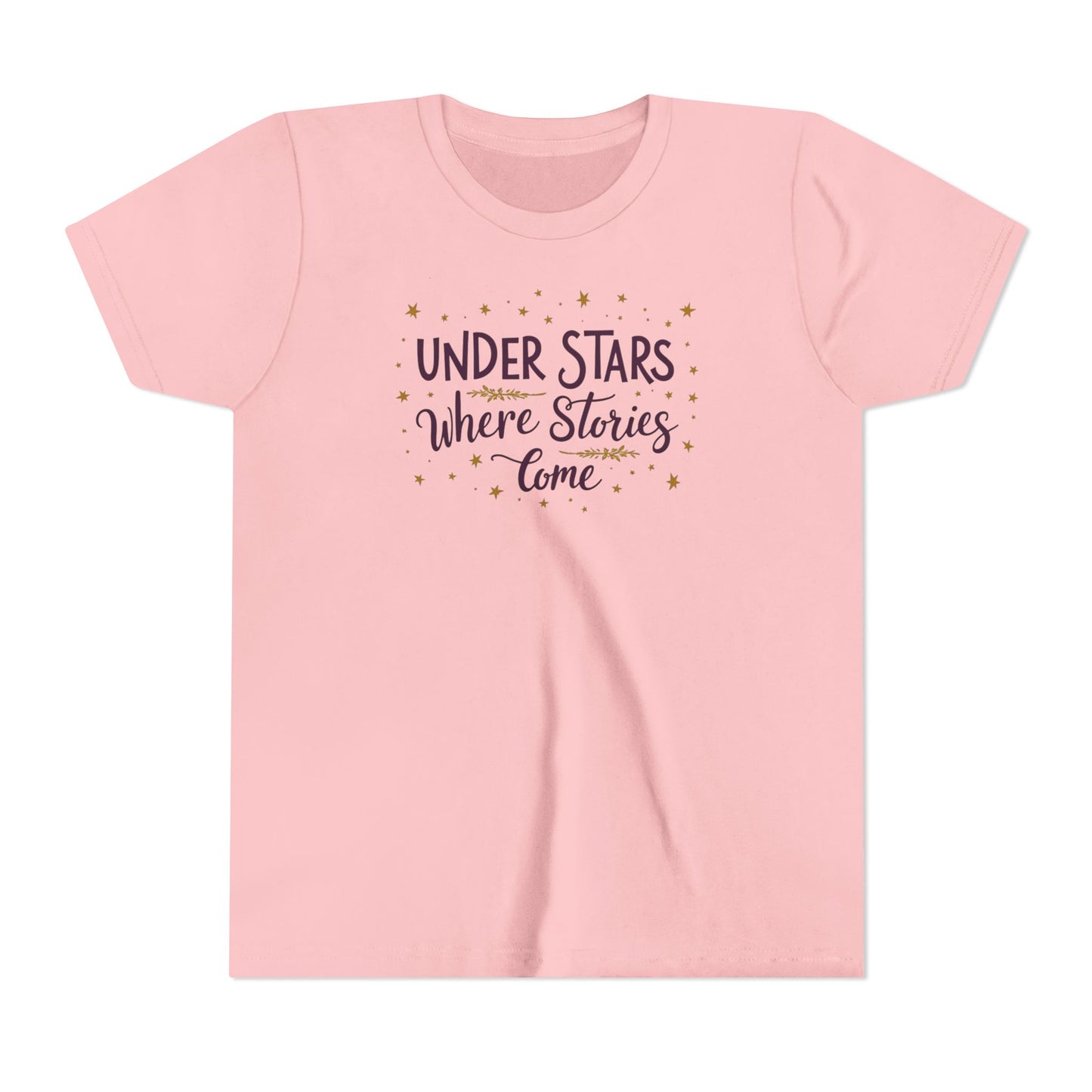 Under Stars Where Stories Come Youth T-Shirt