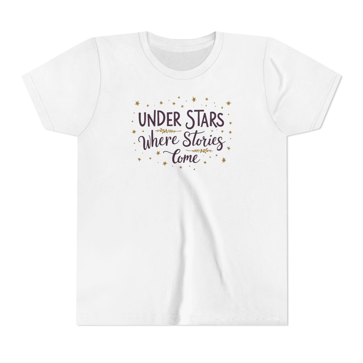 Under Stars Where Stories Come Youth T-Shirt