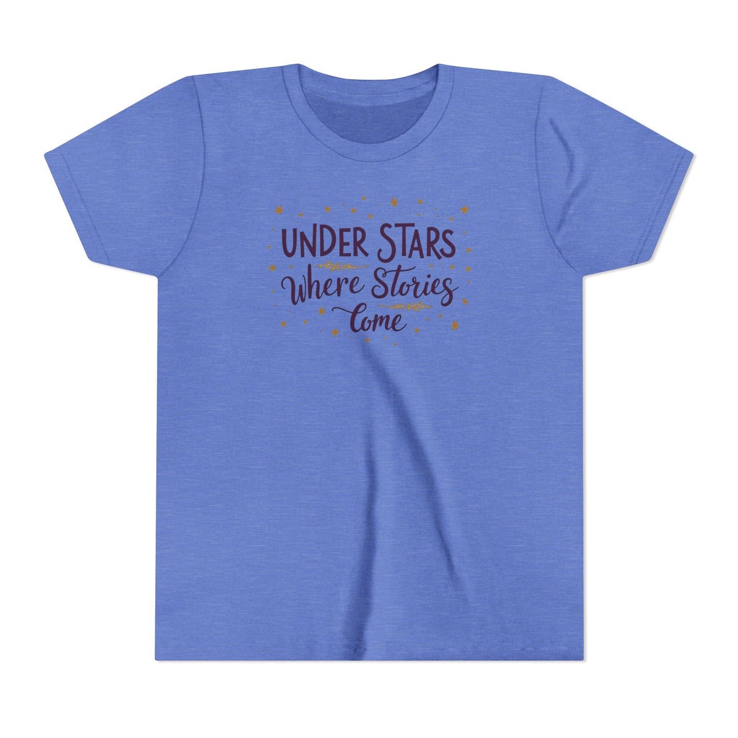 Under Stars Where Stories Come Youth T-Shirt