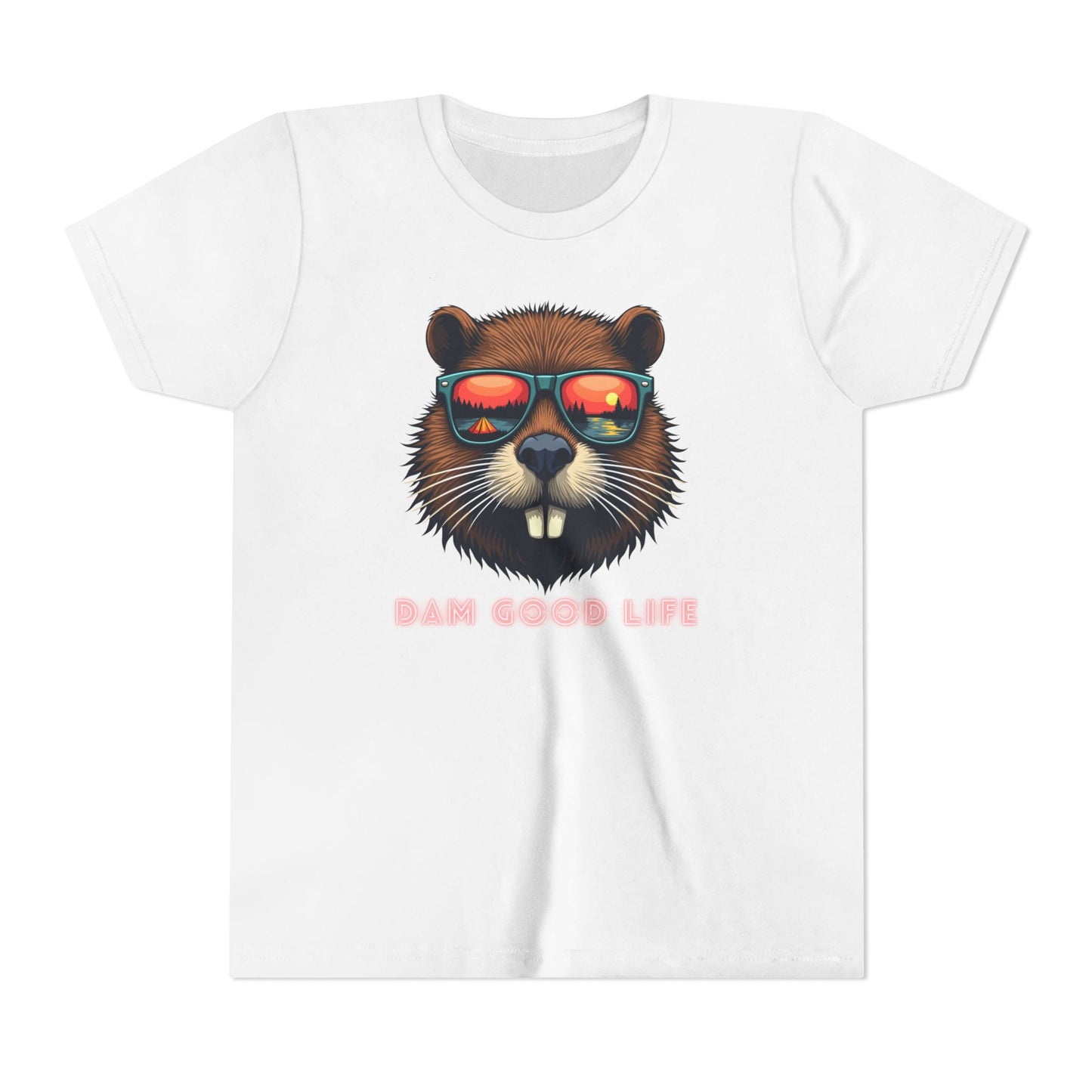 Dam Good Life Camping Beaver Youth T-Shirt
