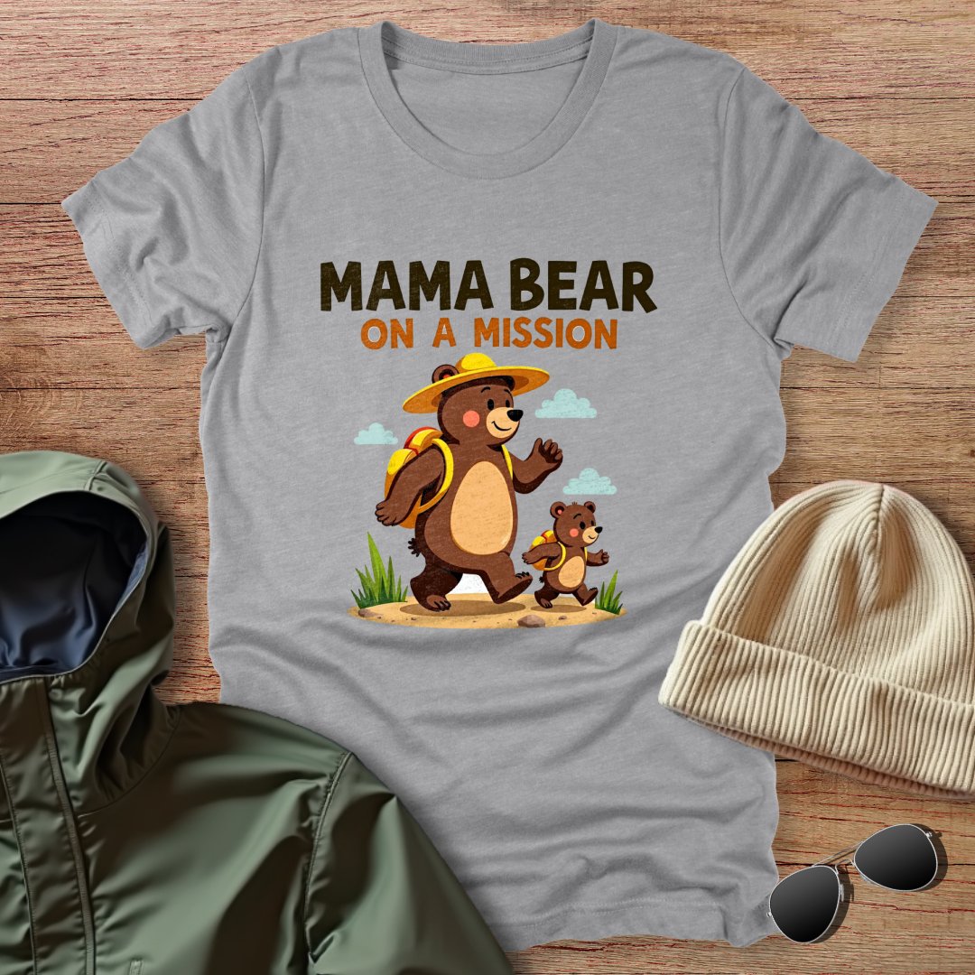 Mama Bear on a Mission Unisex T-Shirt