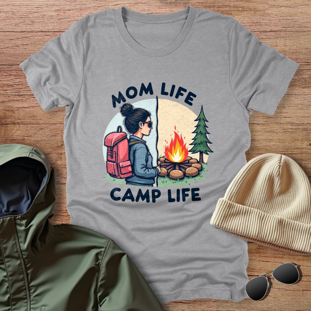 Mom Life Camp Life Unisex T-Shirt