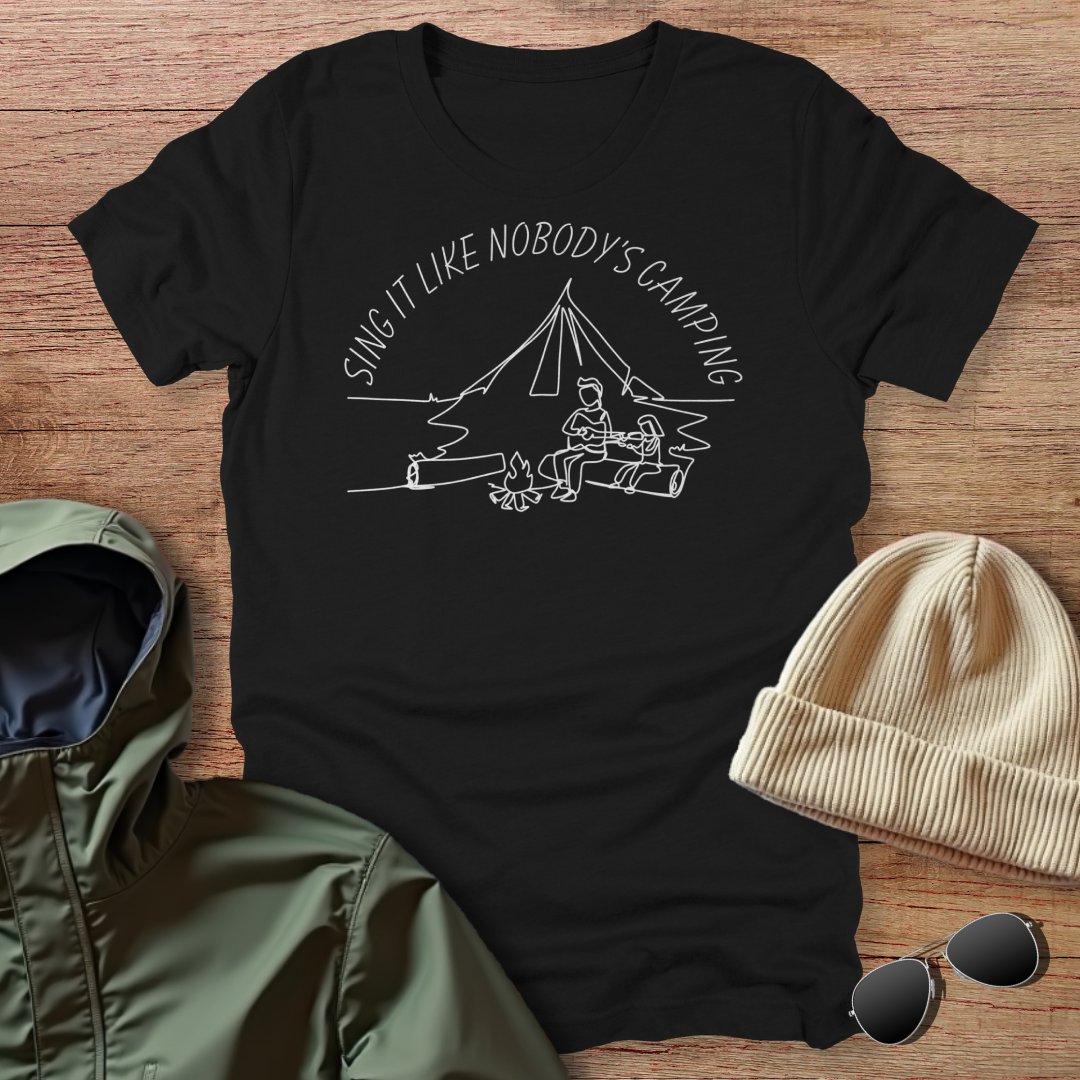Sing It Like Nobody's Camping Unisex T-Shirt