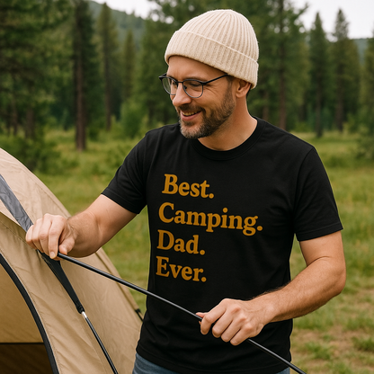 Best Camping Dad Ever Unisex T-Shirt