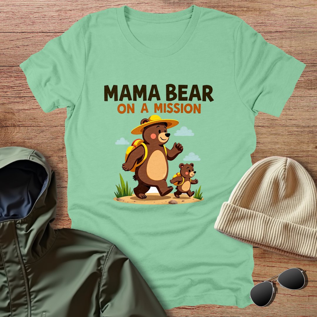 Mama Bear on a Mission Unisex T-Shirt