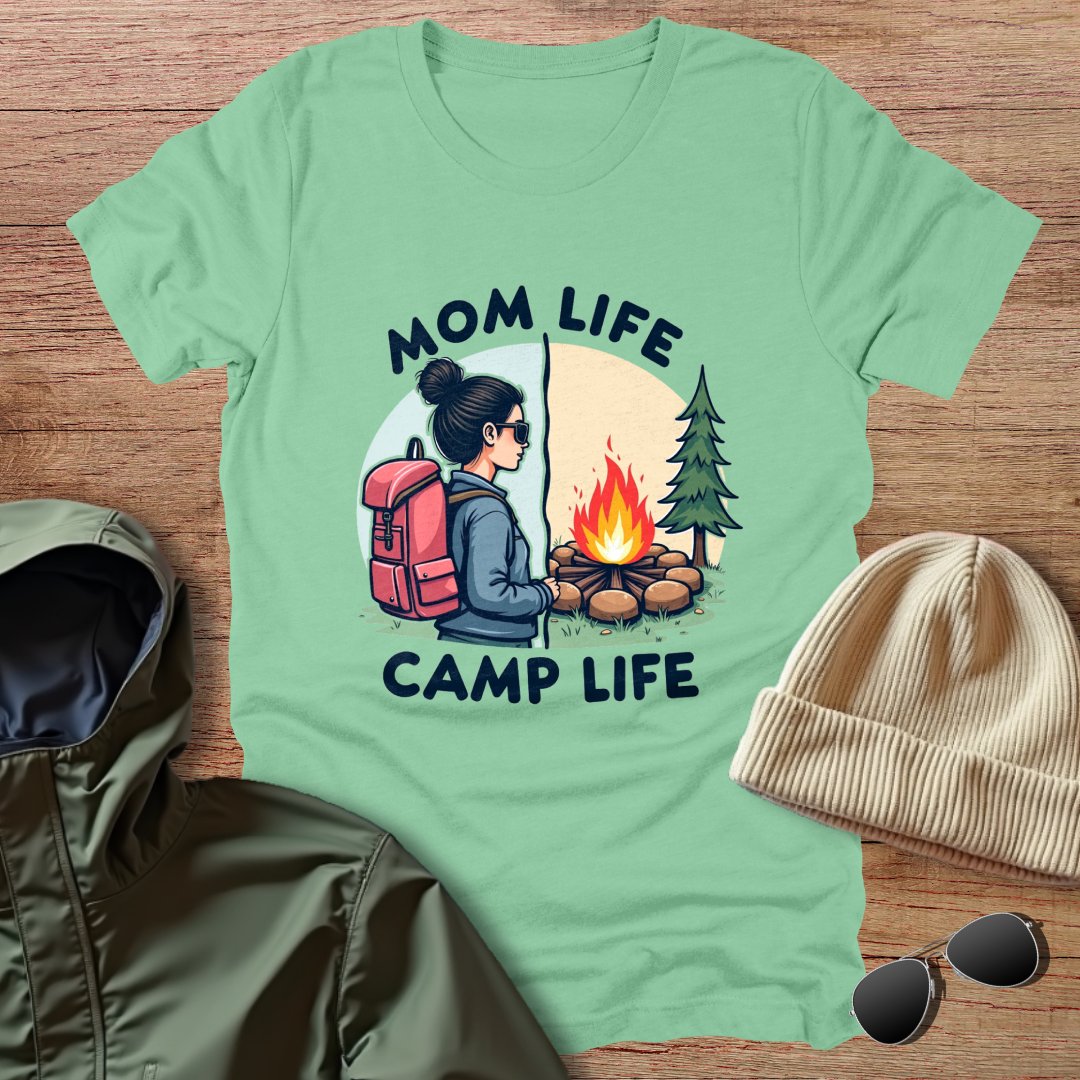 Mom Life Camp Life Unisex T-Shirt