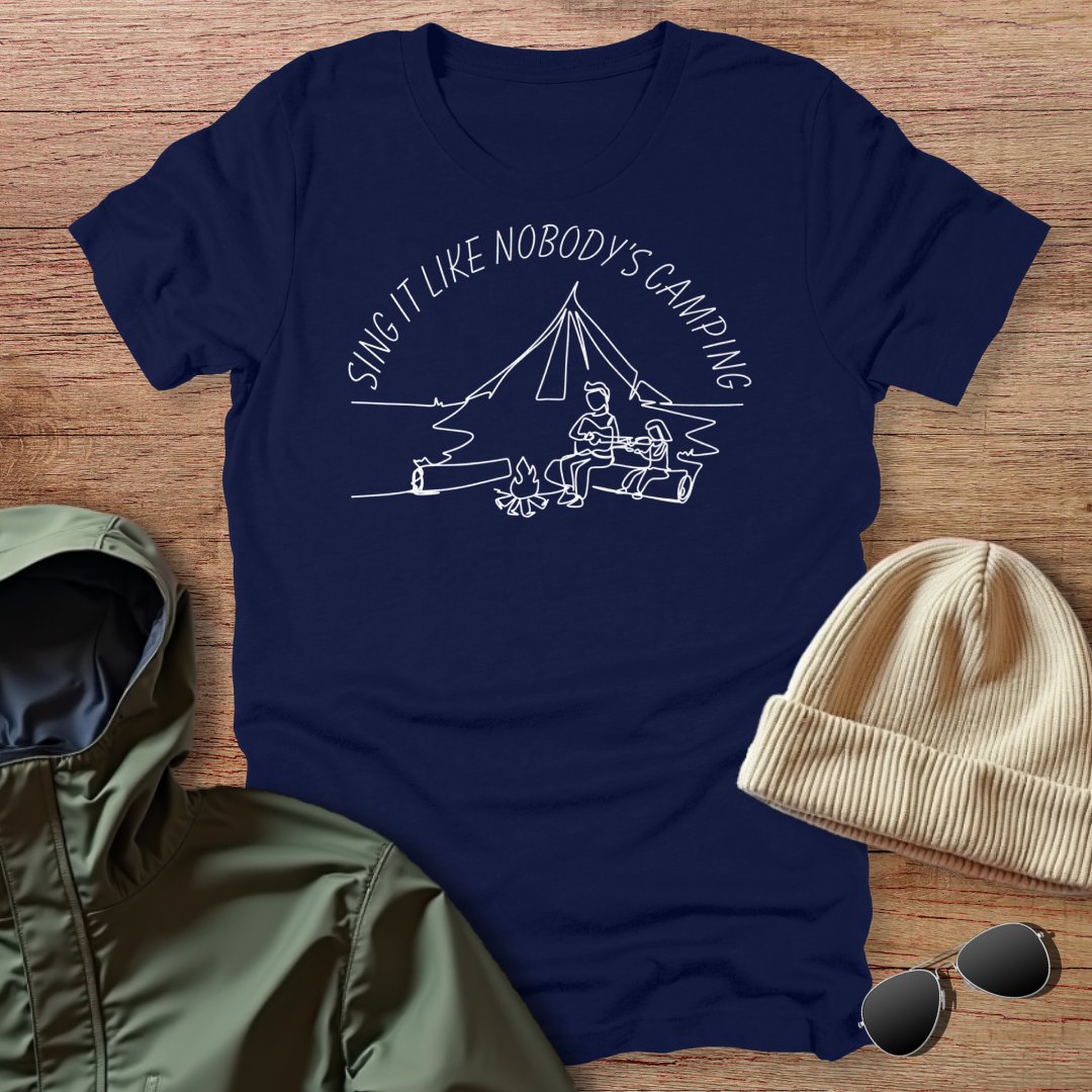 Sing It Like Nobody's Camping Unisex T-Shirt