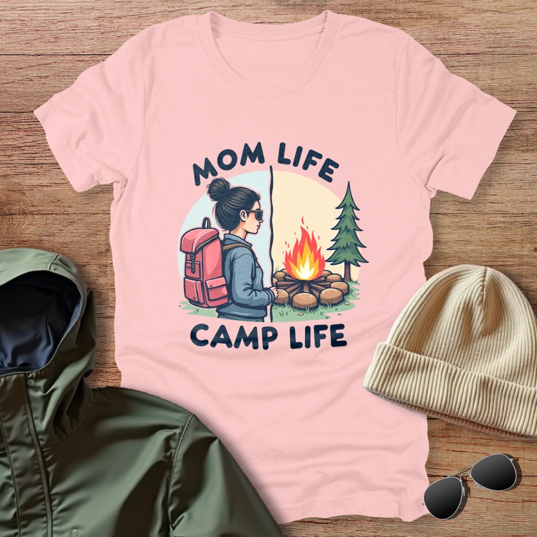 Mom Life Camp Life Unisex T-Shirt