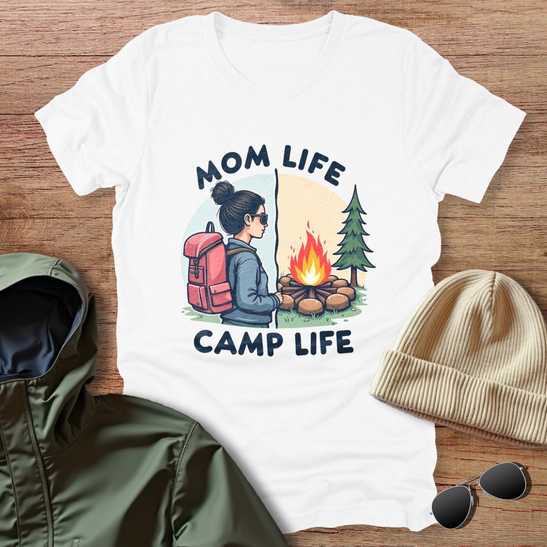 Mom Life Camp Life Unisex T-Shirt